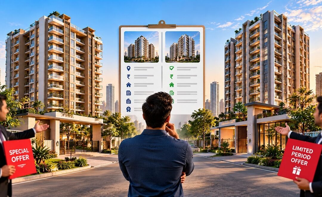 How to Compare Two Residential Projects Without Getting Influenced by Sales Offers 